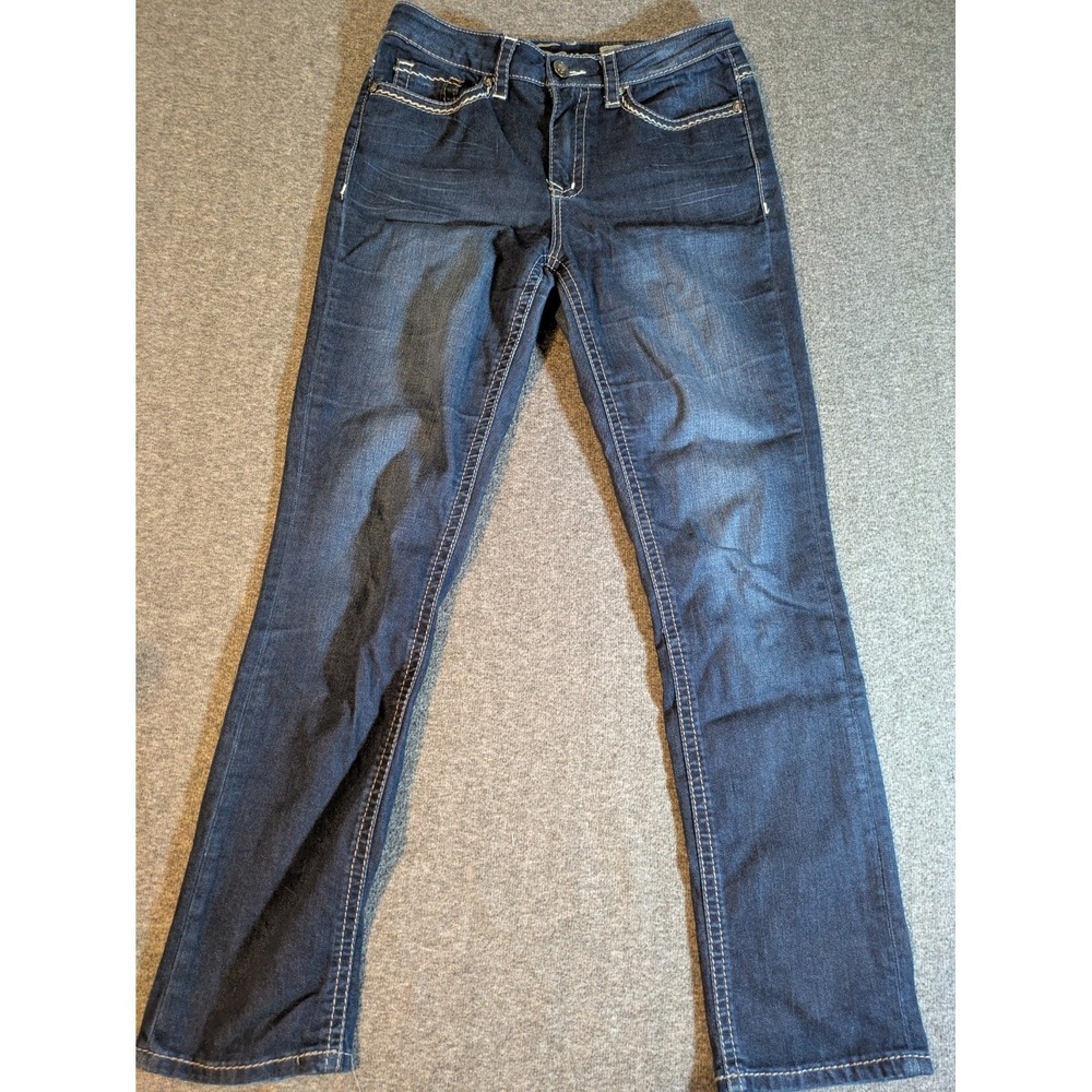 Seven 7 Jeans‎ Women's Size 10 Slimming Straight Sequins & Double Stitched